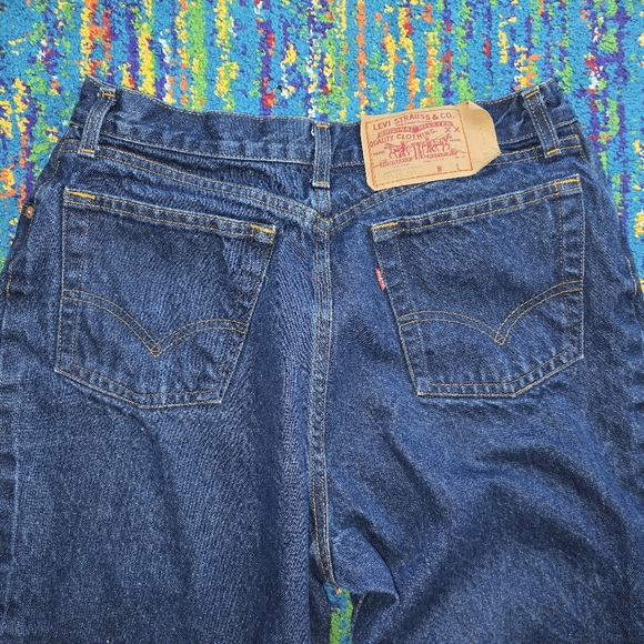 Vintage Levi's Womens 18505 0214 Blue Jeans Size 16 Red Tag - Picture 11 of 11